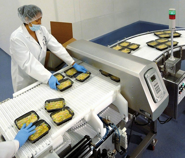 máy dò kim loại thực phẩm