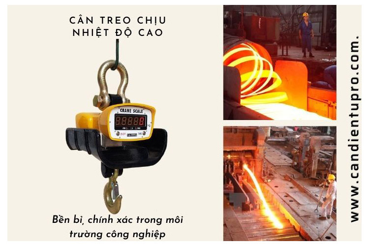 Cân treo chịu nhiệt đô cao Cân treo chịu nhiệt đô cao