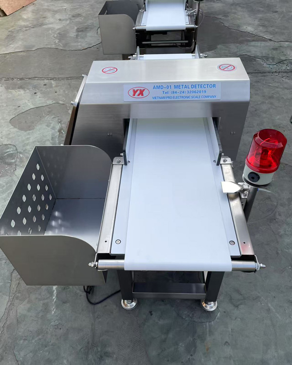 máy dò kim loại trong thực phẩm